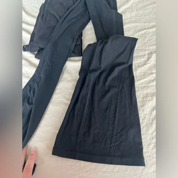 Aerie Black Bootcut/HiRise 7/8 sm/petite 3 pair Leggings - Picture 4 of 5